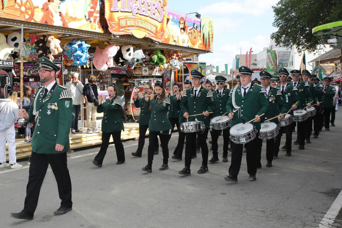 Auftritt beim traditionellen Schützenfest in Rhede